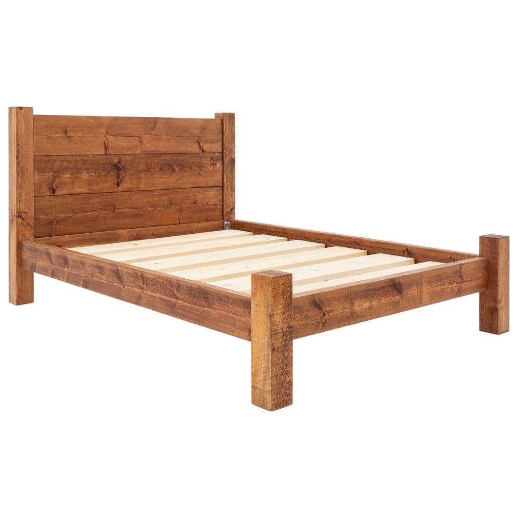 Coleridge Solid Wood Bed Frame Tall, Tall Single Bed Frame